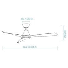 Triumph DC 132cm DC Smart Ceiling Fan with LED Light